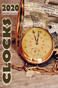 Clocks 2020 Mini Wall Calendar