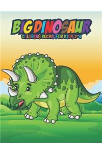 Big Dinosaur Coloring Books for Kids 2-4