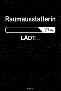 Raumausstatterin Lädt... Notizbuch