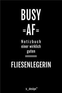 Notizbuch für Fliesenleger / Fliesenlegerin