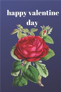 Happy Valentine day notebook