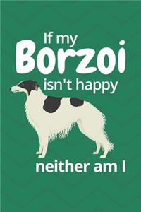 If my Borzoi isn't happy neither am I