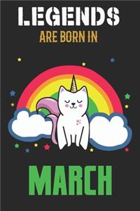 Legends Are Born In March