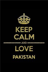 KEEP CALM AND LOVE PAKISTAN Notebook