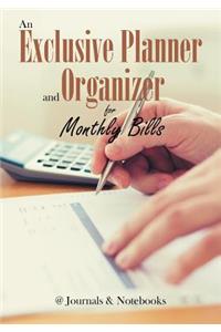 Exclusive Planner and Organizer for Monthly Bills
