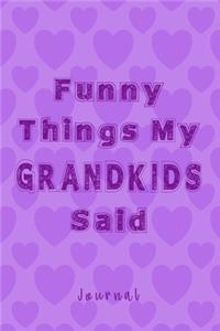 Funny Things My Grandkids Said