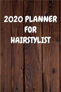 2020 Planner for Hairstylist