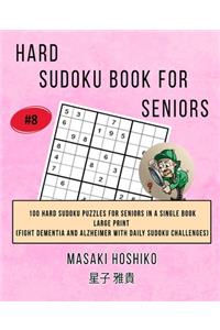 Hard Sudoku Book For Seniors # 8