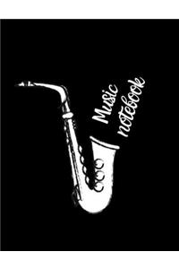 Blank Sheet Music Notebook, Notebook for Musicians, Music Composition Notebook