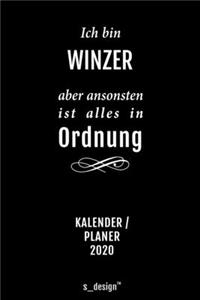 Kalender 2020 für Winzer