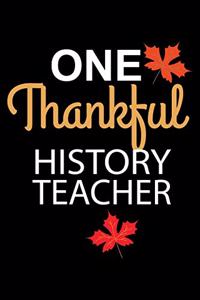 One Thankful History Teacher