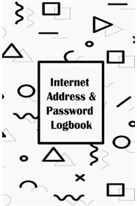 Internet Address & Password Logbook