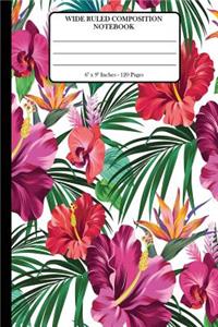Wide Ruled Composition Notebook 6