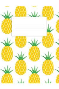 Tropical Hawaiian Pineapple School Supplies