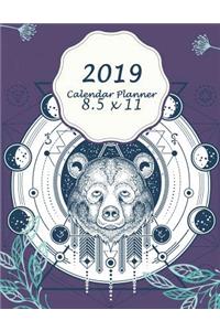 2019 Calendar Planner 8.5 X 11