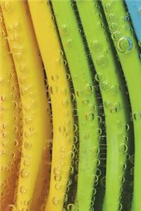 Colorful Plastic Spoons, Water, and Bubbles Journal