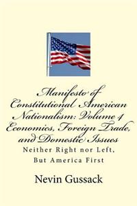 Manifesto of Constitutional American Nationalism