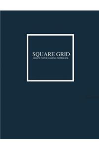 Square Grid Graph Paper Notebook
