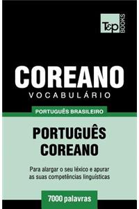Vocabulário Português Brasileiro-Coreano - 7000 palavras