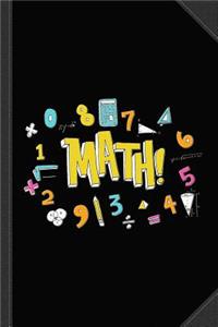 Math Journal Notebook