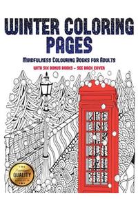 Mindfulness Colouring Books for Adults (Winter Coloring Pages)