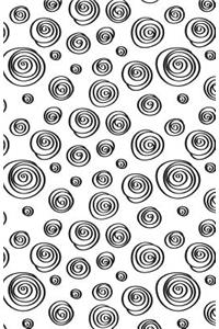 Bullet Journal Abstract Whorls Black and White
