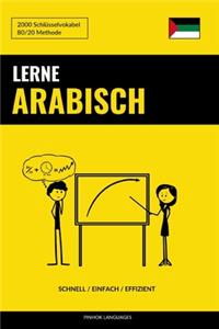 Lerne Arabisch - Schnell / Einfach / Effizient