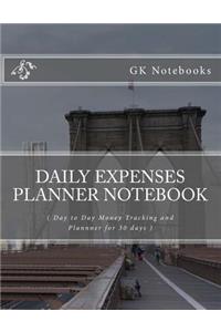 Daily Expenses Planner Notebook