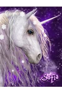 Sofia: Personalized Book with Name, Journal, Notebook, Diary, 105 Lined Pages, 8 1/2 X 11