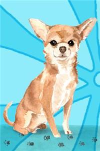 Bullet Journal Notebook for Dog Lovers, Chihuahua Sitting Pretty 1