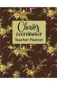 Chaos Coordinator Teacher Planner