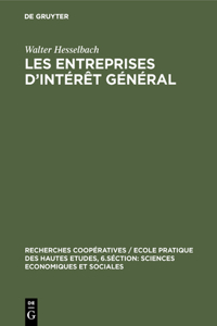 Les entreprises d'intérêt général