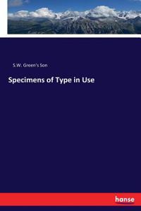Specimens of Type in Use