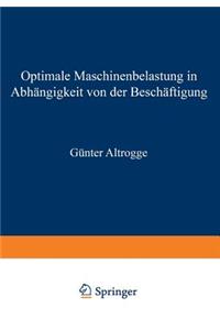 Optimale Maschinenbelastung in Abhängigkeit Von Der Beschäftigung