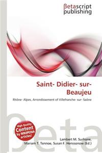 Saint- Didier- Sur- Beaujeu