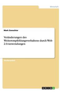 Veränderungen des Weiterempfehlungsverhaltens durch Web 2.0-Anwendungen