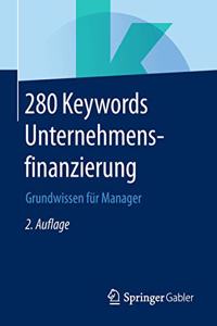280 Keywords Unternehmensfinanzierung