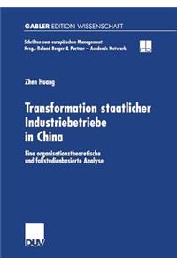 Transformation Staatlicher Industriebetriebe in China