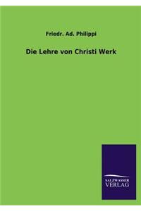 Lehre von Christi Werk
