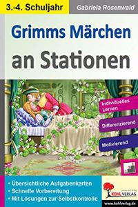 Grimms Marchen an Stationen / Klasse 3-4
