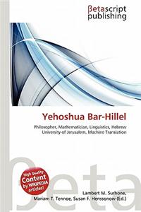 Yehoshua Bar-Hillel