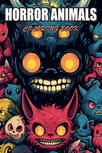 Horror Animals Coloring Book for Adult