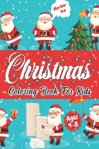 Christmas Coloring Book for Kids Ages 4-8