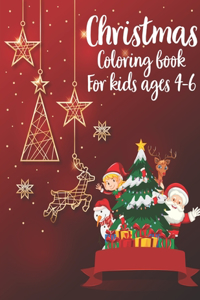 Christmas Coloring Book For Kids Ages 4-6