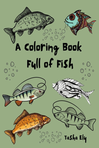 Coloring Book Full of Fish