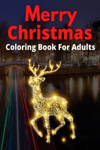Merry Christmas Coloring Book For Adults