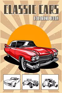 Classic Cars Coloring Book