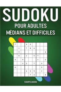 Sudoku pour Adultes Médians et Difficiles