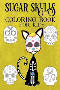 Sugar Skulls Coloring Book For Kids