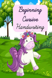 Beginning Cursive Handwriting